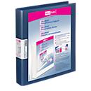 VELOFLEX ring binder VELODUR, A4, 4-ring mechanism, spine width 33 mm, blue