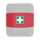 Verbandskasten-Aufsatz, f. Feuerlöscherschrank help, B 434 x T 225 x H 196mm, rot