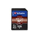 Verbatim geheugenkaart SDHC/SDXC Premium, opslagcapaciteit 128 GB