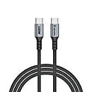 Verbatim USB-C-zu-USB-C-Kabel Sync & Charge, 100 W, 480 Mbit/s, Länge 1,2 m, schwarz