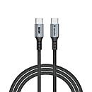 Verbatim USB-C-zu-USB-C-Kabel Sync & Charge, 60 W, 480 Mbit/s, Länge 1,2 m, schwarz