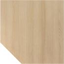 Verbindingselement TOPAS LINE, voor manueel in hoogte verstelbare bureautafels, trapeziumblad, eiken/wit
