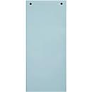 Verdeelschotten Exacompta Forever, rechthoekig, 2 gaten, B 240 x H 105 mm, Blauer Engel, gerecycled kraftkarton, blauw, 100 stuks
