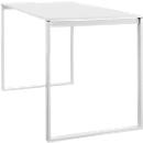 Vergader-statafel Squart, B 1600 x D 900 x H 1120 mm, wit/wit 