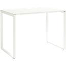 Vergader-statafel Squart, B 1800 x D 900 x H 1120 mm, wit/wit 