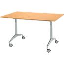 Vergadertafel, 1400 x 800 mm, beuk