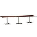Vergadertafel Quandos 3-delig, incl. netbox, B 3500 x D 1000 mm, esdoorn Brazil
