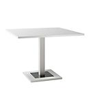 Vergadertafel Quandos, B 1000 x D 1000 mm, wit
