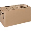 Verhuisdoos, 1-wand, tot 30 kg, etiketteringsveld, versterkte handgrepen, L 594 x B 286 x H 295 mm, bruin, 25 stuks