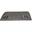 Verkeersdrempel, middenstuk, &lt;30 km/u, met 4 glazen reflectoren, L 430 x B 500 x H 30 mm, PVC &amp; PE, zwart