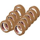 Verpakkingstape 4124 tesapack® - PVC - hoogwaardige kwaliteit - B 25 mm x L 66 m - bruin - 12 rollen