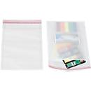Verpakkingszak, hersluitbaar, met flap &amp; seal naad, scheurbestendig, 138 x 170 mm/120 x 170 mm, FSC® glaspapier, semi-transparant, 500 st.