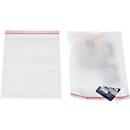 Verpakkingszak, hersluitbaar, met flap &amp; seal naad, scheurbestendig, 178 x 220 mm/160 x 220 mm, FSC® glaspapier, semi-transparant, 500 st.
