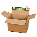 Versandkartons Grünmarie®, 309 x 221 x 140-230 mm, Format A4/höhenvariabel, Automatikboden, bis 20 kg, FSC®-Wellpappe, braun, 10 St.