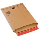 Versandtaschen ColomPac, Wellpappe, haftklebend, 20 Stück, B 250 x H 360 mm, braun