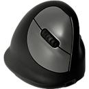 Verticale muis R-Go HE Break, ergonomisch, voor rechtshandigen, 400-2400 dpi, 5 knoppen &amp; scrollwiel, LED-pauze-indicator, Bluetooth, maat L, zwart