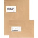 Verzendenvelop C4, bruin, met venster, 500 st.