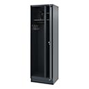 Vestiaire pompiers C+P Evolo, modèle KOMBI, 2 compartiments, H 1950 x L 600 x P 500 mm, socle, gris anthracite RAL 7016