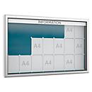 Vitrina SOFTLINE, 90 mm de profundidade, 21 x DIN A4 transversal