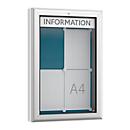 Vitrina SOFTLINE, 90 mm de profundidade, 4 x DIN A4 vertical