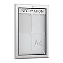 Vitrinas SOFTLINE, 45 mm de profundidade, parede traseira branca