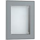 Vitrinekast, aluzilver geëloxeerd