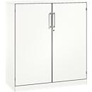 Vleugeldeurkast ASISTO C 3000, 3 ordnerhoogten, B 1200 mm, wit/wit