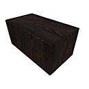 Vleugeldeurkast SOLUS PLAY, 1 ordnerhoogte, zonder handgreep, B 800 x D 440 x H 374 mm, moeraseik