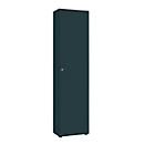 Vleugeldeurkasten 1-deurs, zonder akoestische wand, B 600 x H 2300 mm, grafiet