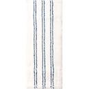 Vloermopdoek Sprintus Premium, microvezel/haar, met flappen, B 400 mm, 5 stuks, wit/blauw