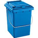 Voorsorteeremmer Mülli, B 175 x D 195 x H 300 mm, 10 liter, blauw