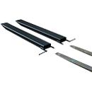 Vorkverlenging voor transportwerktuigen, open uitvoering, L 1600 x B 100 x 45 mm, zwart