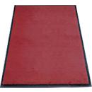 Vuilopvangmat miltex Eazycare Style - high twist nylon en Niltril rubber - antistatisch - UV-bestendig - afwasbaar - 800 x 1200 mm - bruin-rood