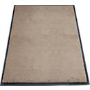 Vuilopvangmat miltex Eazycare Style - high twist nylon en Niltril rubber - antistatisch - UV-bestendig - afwasbaar - 800 x 1200 mm - grijs beige