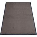 Vuilopvangmat miltex Eazycare Style - high twist nylon en Niltril rubber - antistatisch - UV-bestendig - afwasbaar - 800 x 1200 mm - grijs-bruin