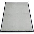 Vuilopvangmat miltex Eazycare Style - high twist nylon en Niltril rubber - antistatisch - UV-bestendig - afwasbaar - 800 x 1200 mm - kiezelgrijs