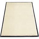 Vuilopvangmat miltex Eazycare Style - high twist nylon en Niltril rubber - antistatisch - UV-bestendig - afwasbaar - 800 x 1200 mm - parelwit
