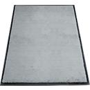 Vuilopvangmat miltex Eazycare Style - high twist nylon en Niltril rubber - antistatisch - UV-bestendig - afwasbaar - 800 x 1200 mm - verkeersgrijs
