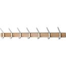 Wall hanger, aluminium/beech, width 1000 mm
