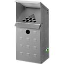 Wandasbak met dak, Aluminium geanodiseerd