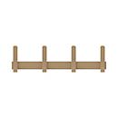 Wandgarderobe Functionals JUST 50 Clay Beige, 12 Haken, bis 10 kg, Aluminium und Kunststoff, beige
