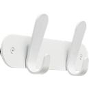 Wandgarderobe Functionals KROK HJH 30 Chalk White, 4 Haken, bis 10 kg, B 300 mm, Stahl und Kunststoff, weiss