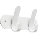 Wandgarderobe Functionals KROK HJH 30 Chalk White, 4 Haken, bis 10 kg, B 300 mm, Stahl und Kunststoff, weiß