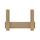 Wandkapstok Functionals JUST 20 Clay Beige, 4 haken, tot 10 kg, aluminium en kunststof, beige