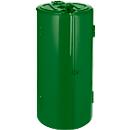 Waste collector, 120 l, green