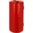 Waste collector, 120 l, red