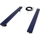 Weegbalk Adam AELP-1000, weegbereik 200 g-1000 kg, met wielen en handgrepen, B 120 x D 1330 x H 85 mm, staal, blauw
