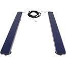 Weegbalk Adam AELP-2000, weegbereik 500 g-2000 kg, met wielen en handgrepen, B 120 x D 1330 x H 85 mm, staal, blauw