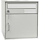Wega Mailbox, wall-mounted, white aluminium
