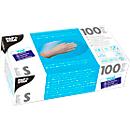 Wegwerphandschoenen, vinyl, poedervrij, transparant, 100 stuks